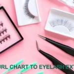 Lash Curl Chart to Eyelash Extension